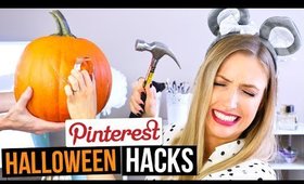 Pinterest Hacks TESTED #5 || HALLOWEEN EDITION