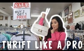 HOW TO THRIFT LIKE A PRO ! THRIFTING BRANDS