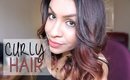 HOW TO: Curl Hair With Straighteners / Flat Irons | Quick & Easy Hairstyle Tutorial