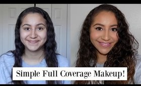 Simple Everyday Full Coverage Makeup | GRWM | Virginiaaaxo