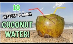 BENEFITS OF DRINKING COCONUT WATER! Weight Loss, Hair Growth, Hangovers, Anti-Aging, Glowing Skin