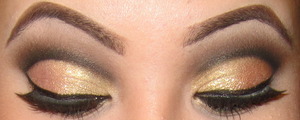 Black & Gold New Years Eve Makeup!