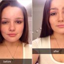 Everyday Makeup Before & After