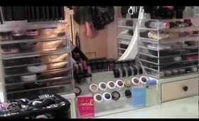 Updated Makeup Storage and Collection 2012