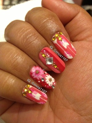 Chinese New Year nail design 