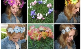 6 DIY Floral Headbands