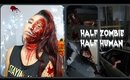 Half Human Half Zombie || HALLOWEEN Tutorial 2015