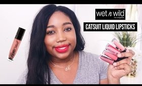 Wet n Wild Catsuit Liquid Lipsticks - Swatches