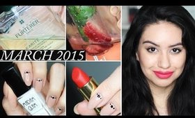 March 2015 Favorites | Makeup, Hydration, Period Thing!