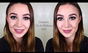 Simple Dramatic Makeup Tutorial // Everyday Go To Makeup Look