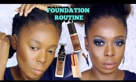 FLAWLESS WINTER FOUNDATION ROUTINE | DARK SKIN