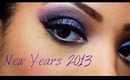 Purple Glitz- New Years 2013 Makeup Look