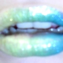 Ombre Glitter Lips