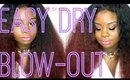 ♥ CURLY HAIR BLOW-OUT  | Red by Kiss Handle-less Dryer |