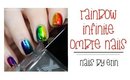 Rainbow Infinite Ombre Nails | NailsByErin