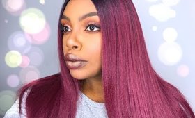 REALISTIC WIG UNDER $50! The Stylist Synthetic Lace Front Wig  Straight Affair ft. Samsbeauty.com