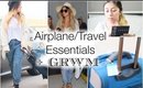 Airplane & Travel Essentials + GRWM