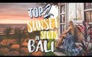 TOP 2 SUNSET SPOTS IN BALI