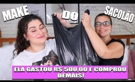 MINHA IRMÃ COMPROU MAKES DO SACOLÃO PRA MIM E OLHA NO QUE DEU #2... Duda Fernandes