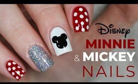 Minnie and Mickey Mouse Nails | NailsByErin