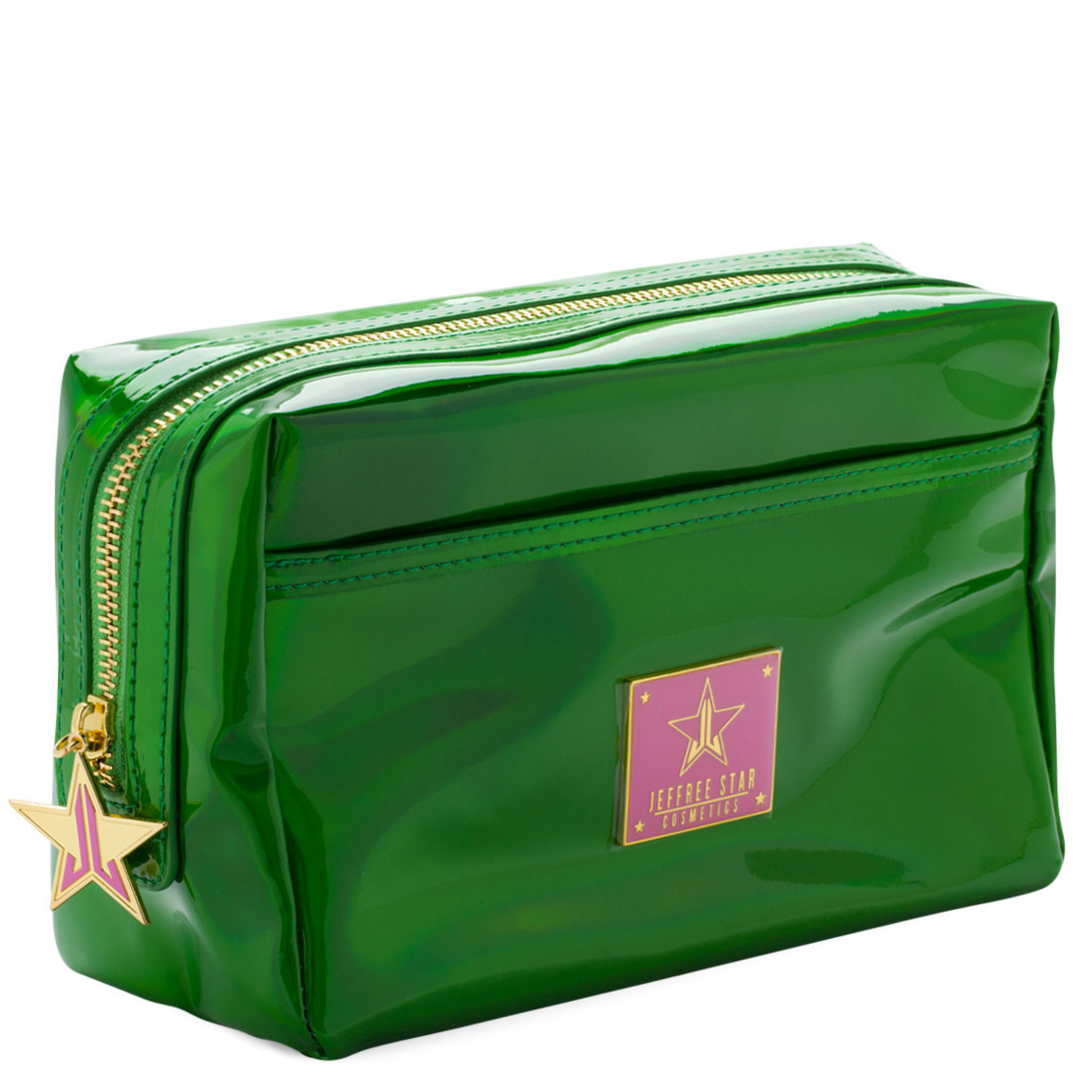 Jeffree Star Cosmetics Holographic Makeup Bag Alien Green | Beautylish