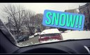The First Snow of December! | vlogmas day 9