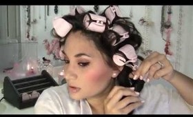 How To get Sexy Voluminous Hair Using Hot Rollers