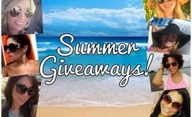 7 Summer Giveaways ☼ Not Your Typical Collab!