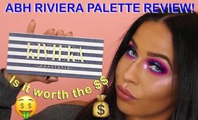 ABH RIVIERA PALETTE SWATCHES, REVIEW, & HALO EYE TUTORIAL | MAKEUPBYFASHIONSVIXEN