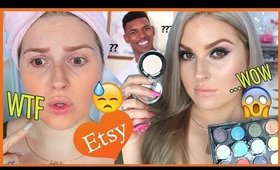 Fail... 😐FULL FACE of ETSY MAKEUP BRANDS 💕👀Handmade & Mineral Makeup!