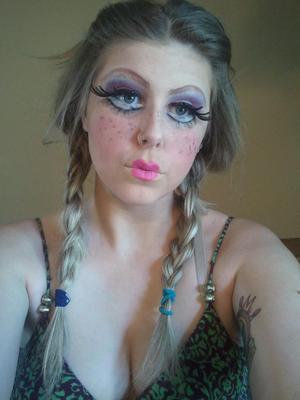 Doll inspired look