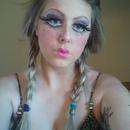 Doll inspired look.