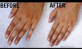 HOW TO Remove SUN TAN and get SOFT HANDS & CUTICLES in few EASY STEPS | Stacey Castanha