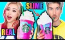 Making FOOD Out Of SLIME!!! Learn How To Make DIY Slime Food VS Real Edible Candy Food Challenge