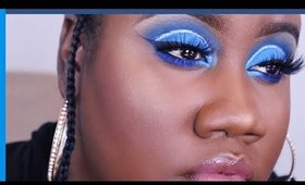 Blue Monochromatic Makeup Tutorial