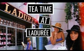 TEA TIME AT LADURÉE NYC