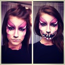 Cheshire Cat Inspired Halloween Makeup | Lemonrevolution 