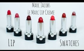 Marc Jacobs Le Marc Lip Creme Swatches
