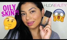 HUDA BEAUTY FAUX FILTER FOUNDATION REVIEW & WEAR TEST! | MissBeautyAdikt