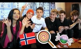 Tasting Norwegian candy with Why Don't We  + VLOG