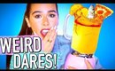 Smoothie Challenge gone WRONG! Completing WEIRD dares!