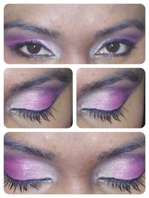 purple and pink