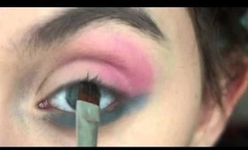 Pink Flower Inspired Makeup