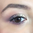 Purple makeup 