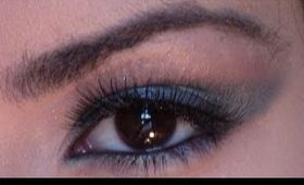 Victoria's Secret Turquoise && Gold Smokey Eye
