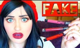 Fake VS Real Kat Von D Everlasting Liquid Lipsticks! | Rosa Klochkov