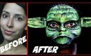 Power of Makeup:Body/Face Painting Star Wars Yoda