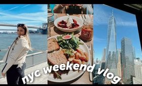 Brunching, Boat rides, and Book chats: an NYC Weekend vlog