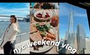 Brunching, Boat rides, and Book chats: an NYC Weekend vlog