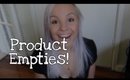 Empties! Products I've Used Up - March, April, May